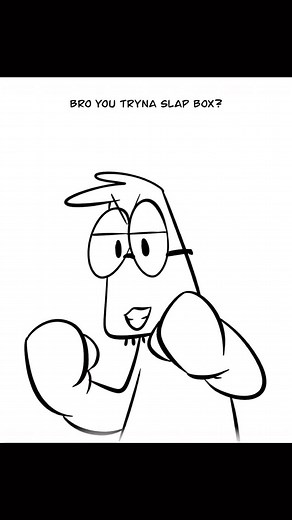 Nutshell on Instagram: "Anyone tryna slap box? #comedy #funnyvideos #memes #animation #animationmeme"