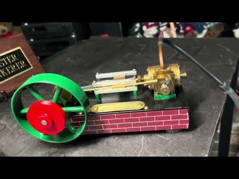 Mill type model steam engine with a semi rotary valve arrangement. March 2, 2026.