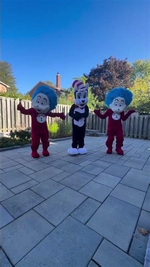 Thing 1 & Thing 2 & Cat in The Hat Costume Rental