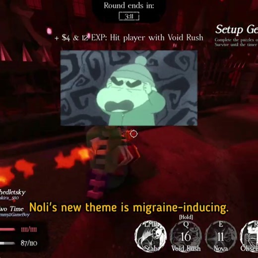 Noli's Null and Void chase theme wasn’t played? #roblox #shorts #forsaken #viral #trending