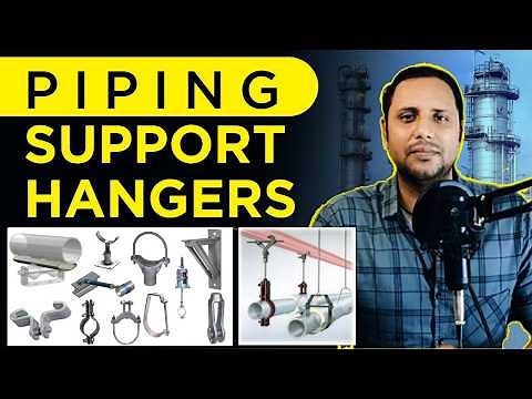 Piping Support and Hangers | Types of piping support and Hangers