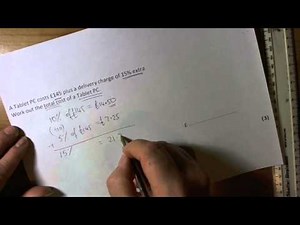 Finding 15 Percent of a Value