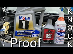 Motor medic motor flush lucas oil stabilizer stop knock or tick before and after results