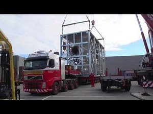 Modular construction of our biomass fast pyrolysis plant Empyro