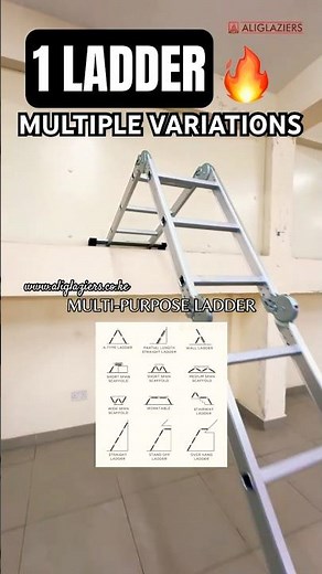 ALUMINIUM MULTI-PURPOSE FOLDABLE LADDERS #multifunctional #ladder