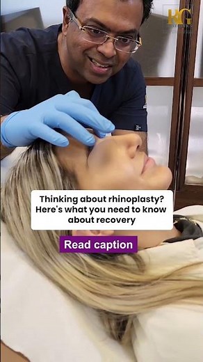 Rhinoplasty Recovery Timeline: Week by Week Healing Explained #drrajatgupta #health