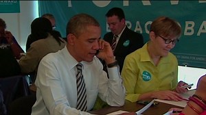 Obama calls voter, gets put on hold