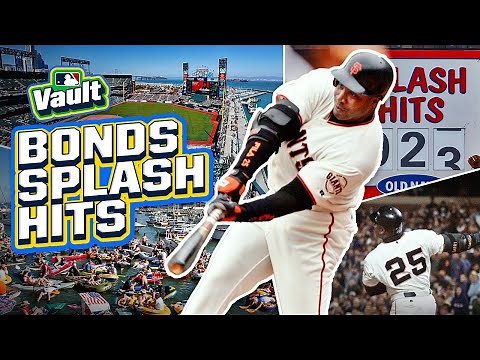 All 35 of Barry Bonds' Splash Hits into McCovey Cove!