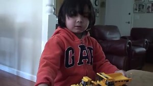 Toy Trains for Kids: Unboxing Construction Model Railway Train (CAT)