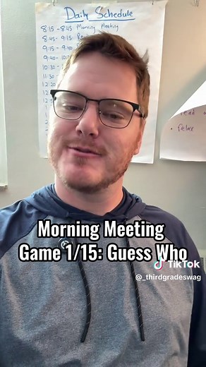 Engaging Morning Meeting Game: Guess Who?