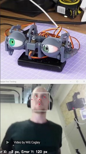 Making a robot that sees through its own eyes by Will Cogley