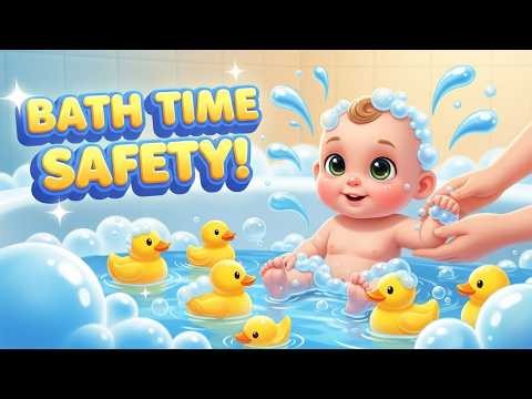 Bath Time Safety | Fun Educational Song for Toddlers