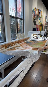 4K views · 405 reactions | Mondays are for Machine Quilting… Whether you’re on a longarm or a domestic machine, small projects and panels are the perfect low-stakes way to practice your skills. Don’t forget— Free Motion Quilting Academy and Ruler Quilting Academy both open for enrollment on Friday, and I’ll show you how to finish your quilts with confidence and ease  | String & Story | Facebook