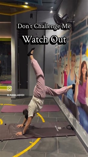 Do Not Challenge Me Watch Out #yoga #challenge