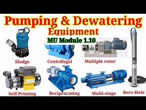 Pumping and dewatering equipment.