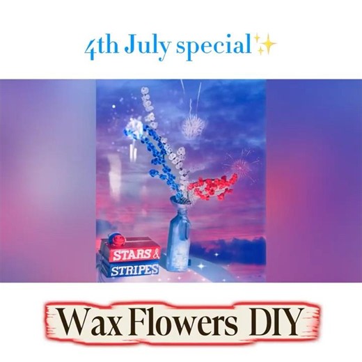 DIY Wax Flowers in Minutes! 🌸 So Satisfying #shorts
