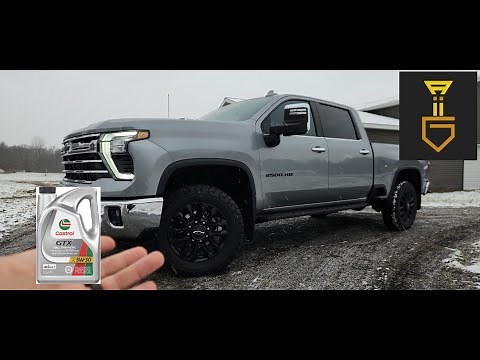 Changing 2020-2025 Chevy Silverado HD 6.6L GAS oil & filter! [Step-by-Step Guide!]