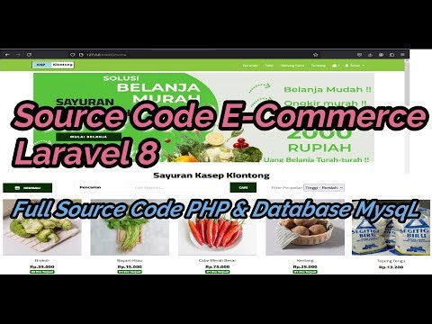 Website E-Commerce Laravel | Source Code Website Toko Online Laravel | Source Code PHP E-Commerce