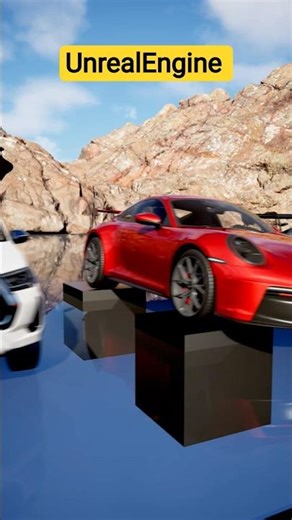 UnrealEngine car rigging vfx #cgi #visualeffects 3danimation#3dart#render#cg#vfxartist#vfxbreakdown