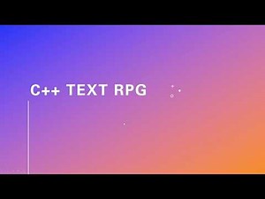 C++ Text RPG (Part 1): Start a Program and Game Loop