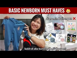 BASIC & PRACTICAL NEWBORN BABY ESSENTIALS / MUST HAVES PH 2023 | Tipid tips & Baby hacks