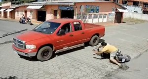 Close Call: He's Lucky He's Walking Away After That!