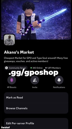 discord.gg/gposhop #gpo #bm