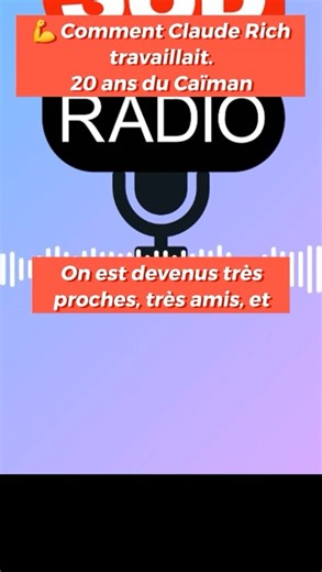 How Claude Rich worked🎭 20 years of the Caïman!