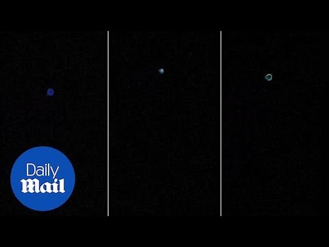 Unusual light resembling a 'UFO' seen in the sky above Bristol - Daily Mail