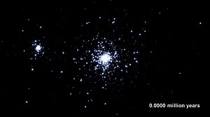 Simulation of Star Clusters Encounter (Annotated) - NASA Science