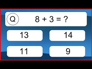 20 Addition Quiz Exercises for Kids