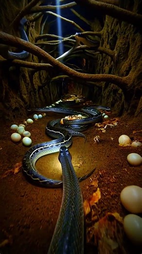 Snake POV Camera Inside Underground Colony | Realistic Micro Camera Exploration