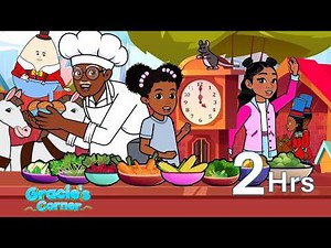 Veggie Dance + More Fun and Educational Kids Song 2 Hour Gracie’s Corner Compilation