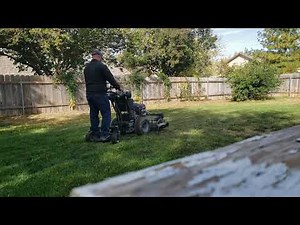 Dixie Chopper Pursuit Walk Behind Mower w/ Sulky
