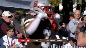 No quit in this team! Qwentin Brown’s sixth TD of the year brings Bears within 21-17 early in the 4th! #EverTrue | Brown University Football