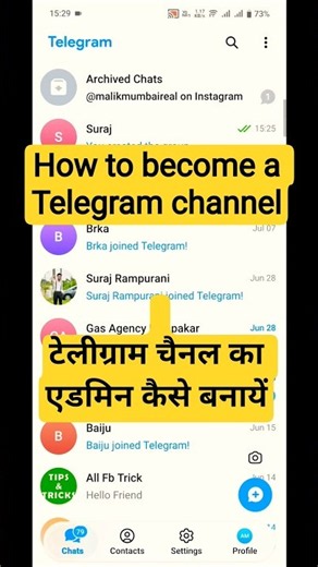 how to become a telegram channel telegram channel ka admin Kaise banaen