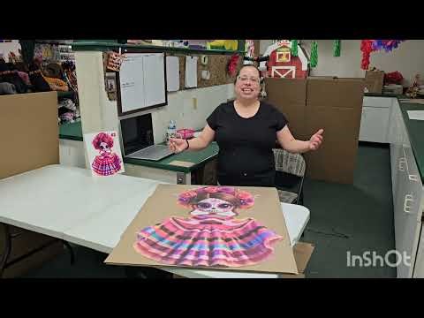 Tutorial on how to assemble the Catrina piñata drum base