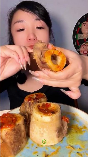 ASMR Bone Marrow | Food Sounds #asmr #food #mukbang #bonemarrow #eating