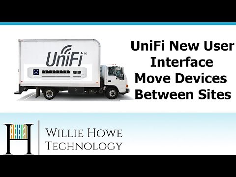 UniFi New User Interface - Moving Devices Between Sites