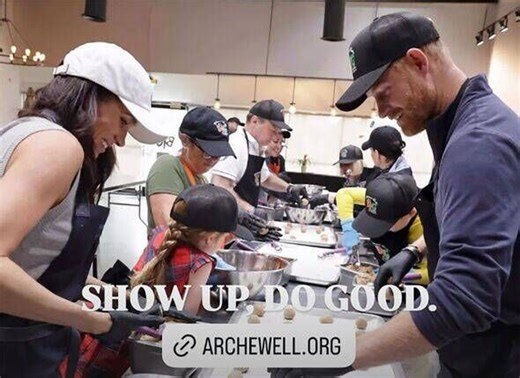 Archie and Lilibet make rare appearance volunteering with Harry and Meghan in LA