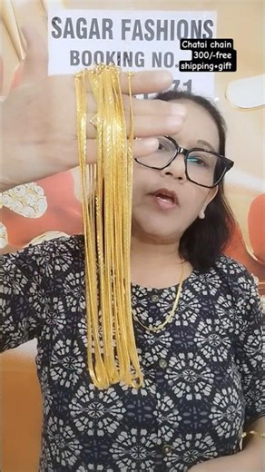 24k gold plated new chain design for daily use #trending #gold #bangles #wedding #trend