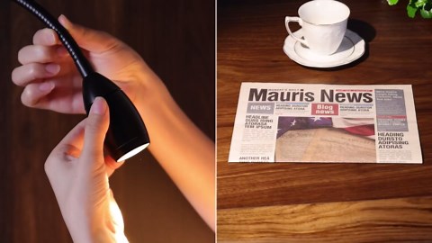 Reading Floor Lamp, 72" Tall LED Lamp with Flexible Gooseneck, Dimmable Zoomable Spotlight, Adjustable Color Beam Standing Lamp, Touch & Remote Control, Task Craft Bedroom Living Room, Matte Black