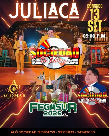 Sociedad de Juliaca en vivo en Fegasur - Domingo 13 de Setiembre