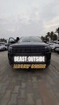 Luxury inside, Monster outside: Jeep Compass #jeepcompass #luxury #suv