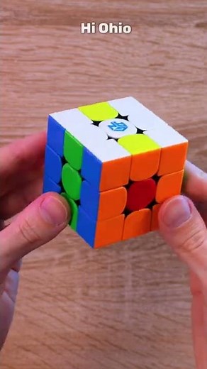 How to make "Hi Ohio" Pattern in 3x3 Rubik's Cube. All RUBIKS CUBE PATTERNS TUTORIAL #shorts