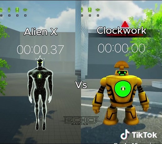 Alien X Contra Clockwork: La Batalla Definitiva