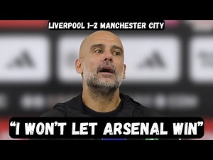 Pep Guardiola Post Match Interview - Liverpool 1-2 Manchester City