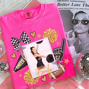 Custom Canva Template Cheer Shirt Designs, 3 Cheer Coquette PNG for Cheer Moms, Football Cheer Photo Insert Png for Tshirts - Etsy