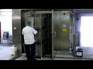 Velox Barchitta BF1800 V Rotating trolley washer Gastronorm chicken trays