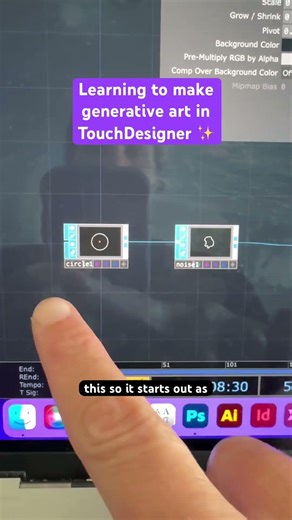 Learning To Create Generative Art In TouchDesigner #immersive #art #touchdesigner